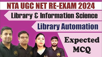 Library Automation | NTA UGC NET Re-Exam 2024 | UGC NET Library Science Most Expected MCQ | LIS MCQs