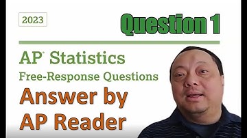 AP Stats 2023 FRQ 1 (Alaskan streams) explained by AP Stats reader