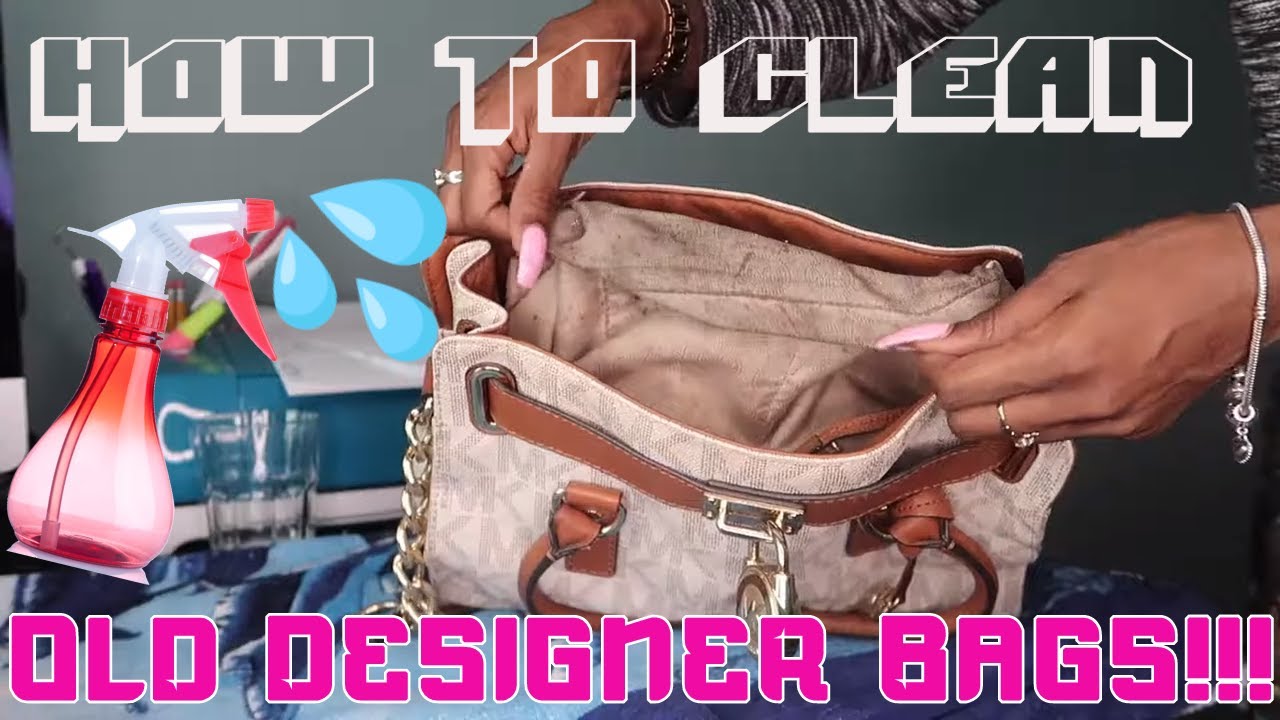 How to Clean Your Old Designer Handbag - YouTube