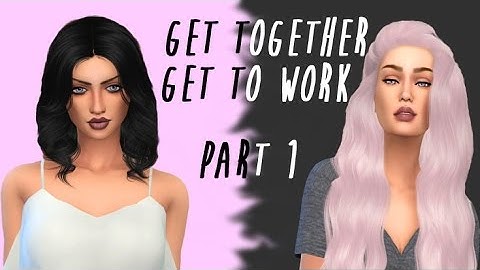 Lets Play The Sims 4 Get To Work and Get Together Part 1: Twins