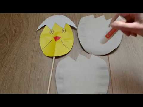DIY.Ну оочень класная поделка. Hand-crafted.ЦЫПЛЕНОК в яйце ...