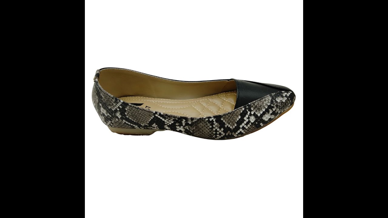 Women Black Flat Shoes SH0095 YouTube Women Black Flat Shoes SH0095 YouTube