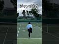 サーブの基本はスピンサーブ#tennis