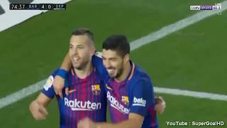 اهداف مباراة برشلونة وديبورتيفو لاكورونيا 4 - 0 بتعليق رؤوف خليف الدوري الاسباني