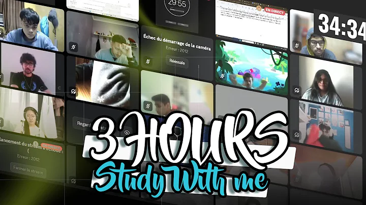 3-Hour Intense Study With Me (Pomodoro 50/10) | FIRECRACKLING🕯️