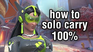 Symmetra unranked to gm part 1: beam and tp bombs