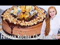 The BEST Ferrero Rocher Cheesecake Recipe!! Rich, Chocolate Cheesecake with Hazelnuts!