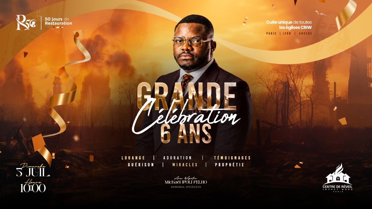 R50 - Jour 50 | GRANDE CÉLÉBRATION 6 ANS | Apôtre Michaël IPOLI FELHO
