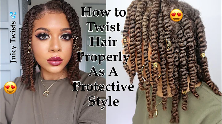 How To Twist Natural Hair Properly As A Protective...