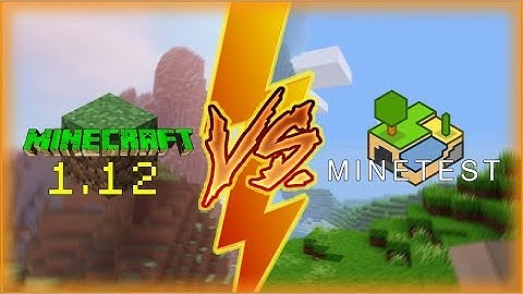 Minecraft PC 1.12 vs Minetest (Engine)