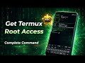 How To Root Termux Without Rooting Phone | Termux Root Access Command |termux root access |