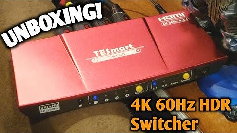 TESmart 4K 60Hz HDMI 4x1 Switcher - It