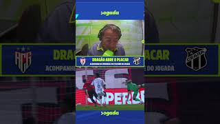 ATLÉTICO-GO ABRE O PLACAR DIANTE DO CEARÁ Narração: Jota Rômulo/Verdinha FMFoto: Reprodução/ESPN