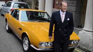 Sir Roger Moore reunited with his Aston Martin DBS from THE PERSUADERS!