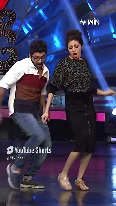 #shorts - Sekhar Master & Sadha dance to all time hit song "Guvva Gorinka" #dhee #danceshow