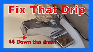 why is my delta bathroom faucet dripping quick and easy fix