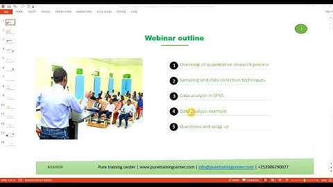 Quantitative research data analysis using SPSS webinar recorded video ENGLISH
