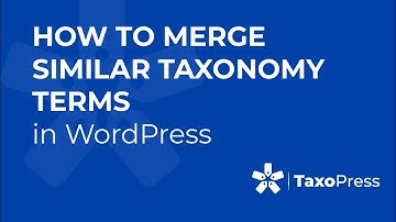 How to Merge Similar Taxonomy Terms in WordPress
