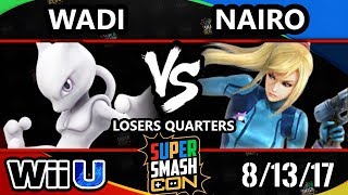 Smash Con 2017 Smash 4 - EMP | Wadi (Mewtwo) Vs. NRG | Nairo (ZSS) Wii U LQ