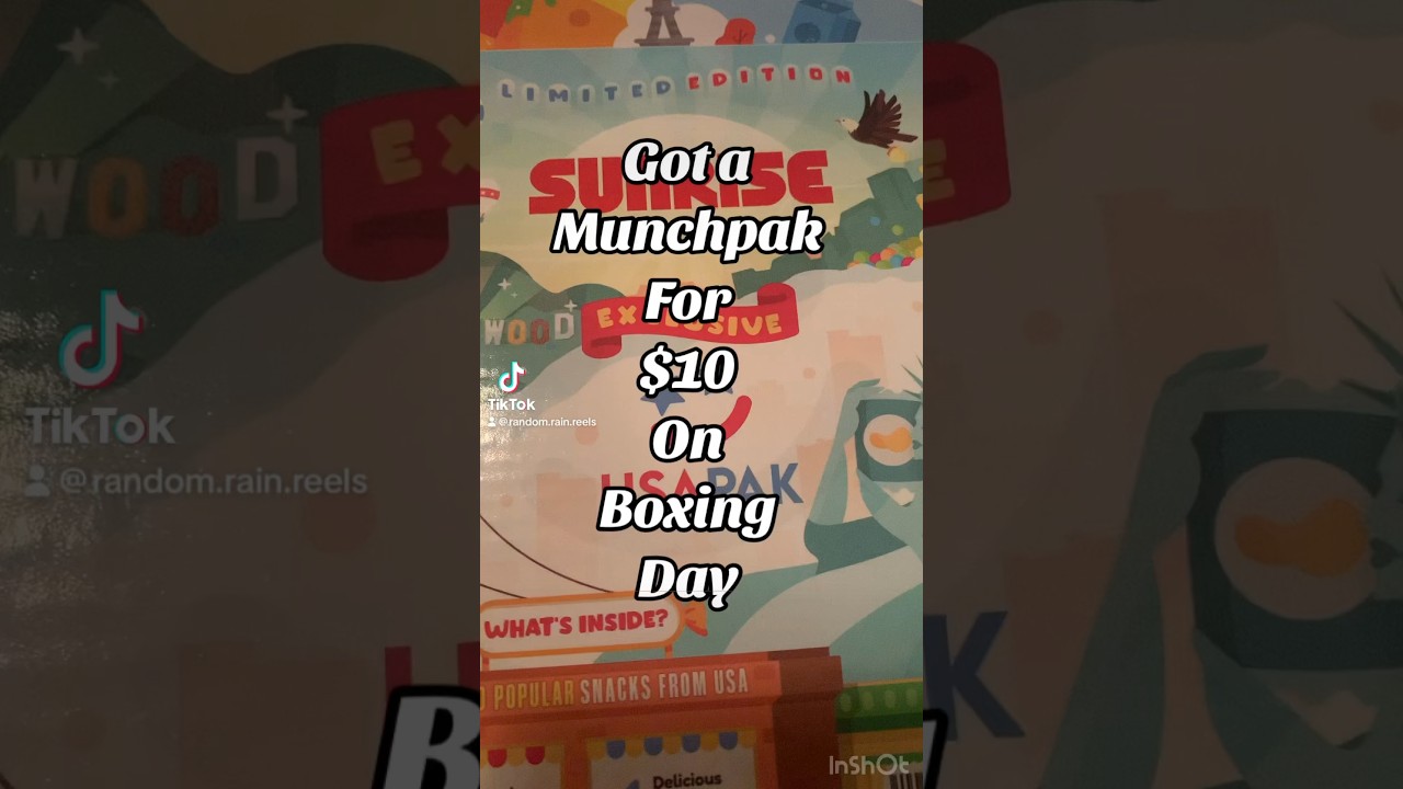 Munchpak unboxing 