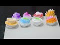 How to make flowers using whip cream -Making video