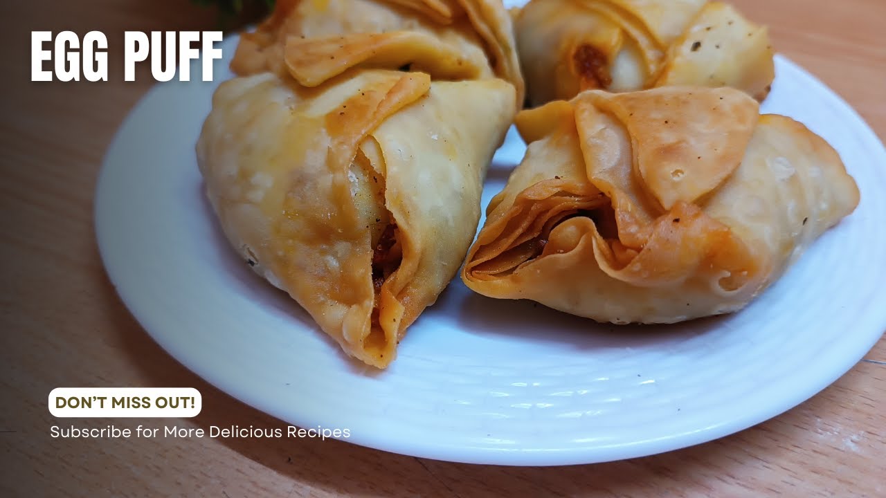 Easy Egg Puff Recipe | Perfect Tea Time Snack