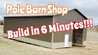 Pole Barn Shop!!! [ TIMELAPSE ]