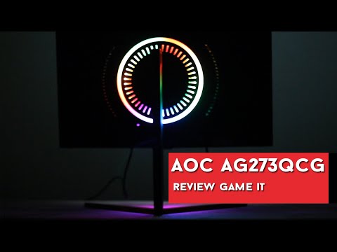 AOC AG273QCG, videoreview y montaje