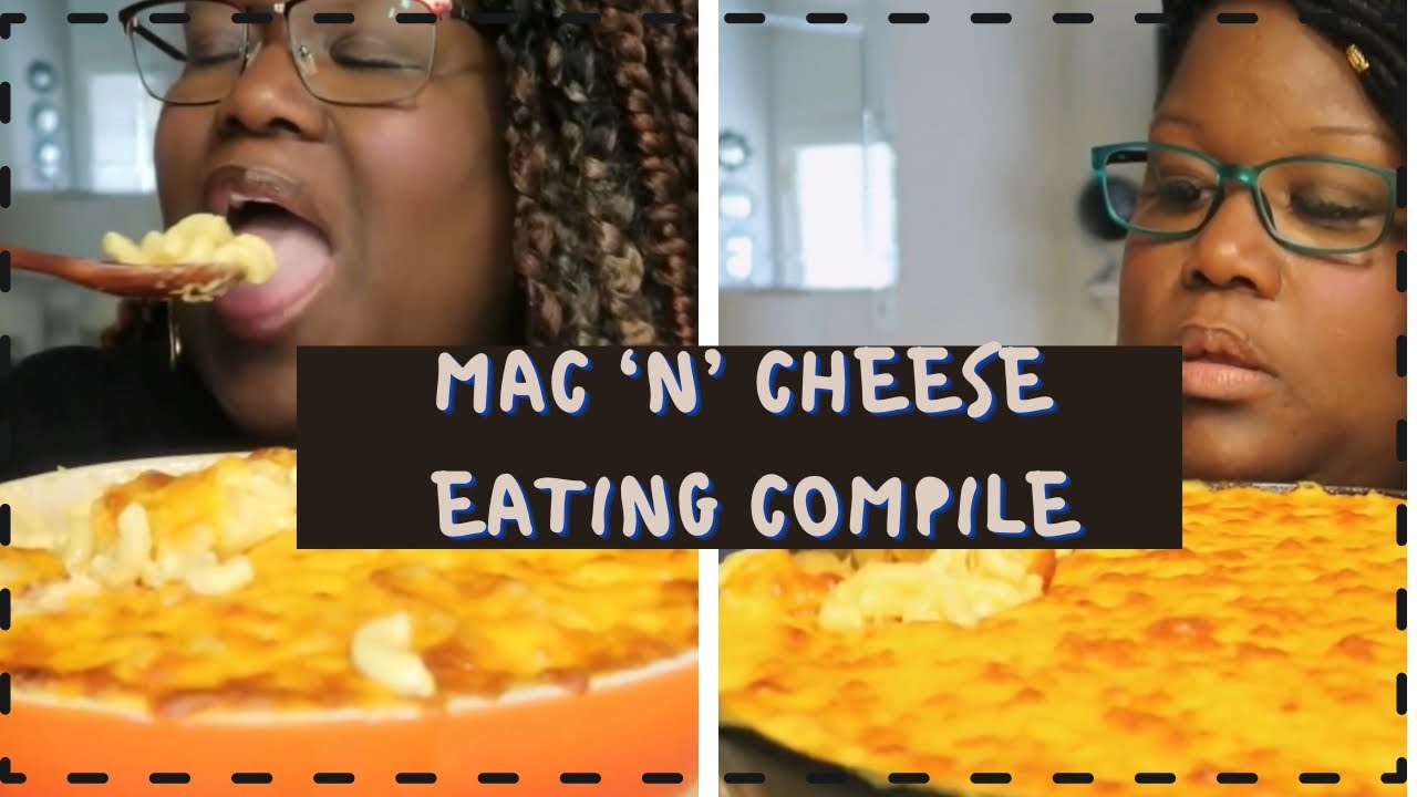 IT’S SO GOOD || MAC N CHEESE ASMR MUKBANG COMPILE EATING SHOW