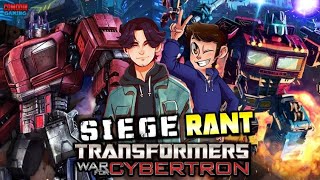 Transformers: WFC (with Diamondbolt) - PART 8 - SIEGE Rant - Comodin Gaming