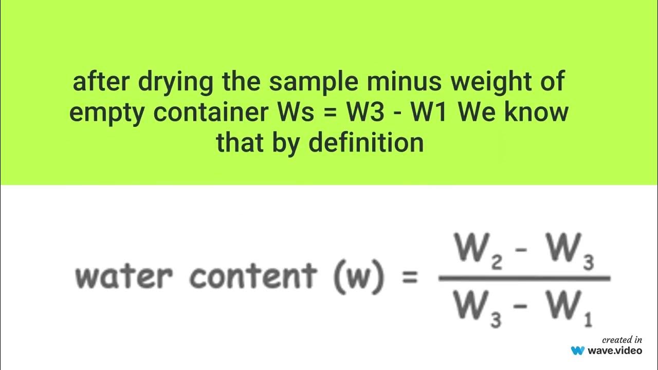 How To Calculate Moisture Content Soil In Oven Drying Method YouTube how-to-calculate-moisture-content-soil-in-oven-drying-method-youtube