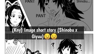(Kny) Image short story (Shinobu x Giyuu)😏😏