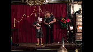Legendary magician Dorothy Dietrich sleight of hand coins routine mentored by NYC Magician Al Flosso