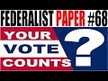 Understanding Federalist Paper 68 and the Electoral College