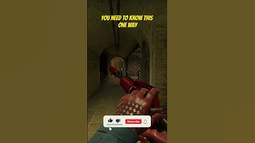 YOU NEED TO KNOW THIS ONE WAY ON MIRAGE #shorts #csgo