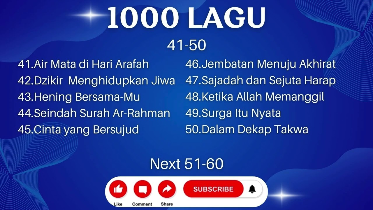 1000 lagu Mp3 enak di dengar ke 41-50