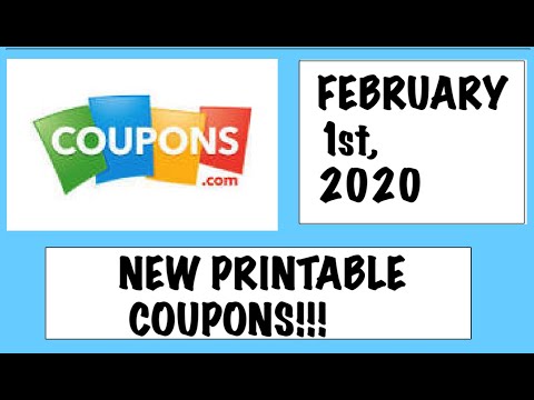 *HOT* New Printable Coupons!- 2/1/20