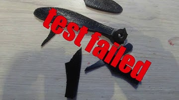 Testing 3D printed propellers. 3D printed plane part - 2.