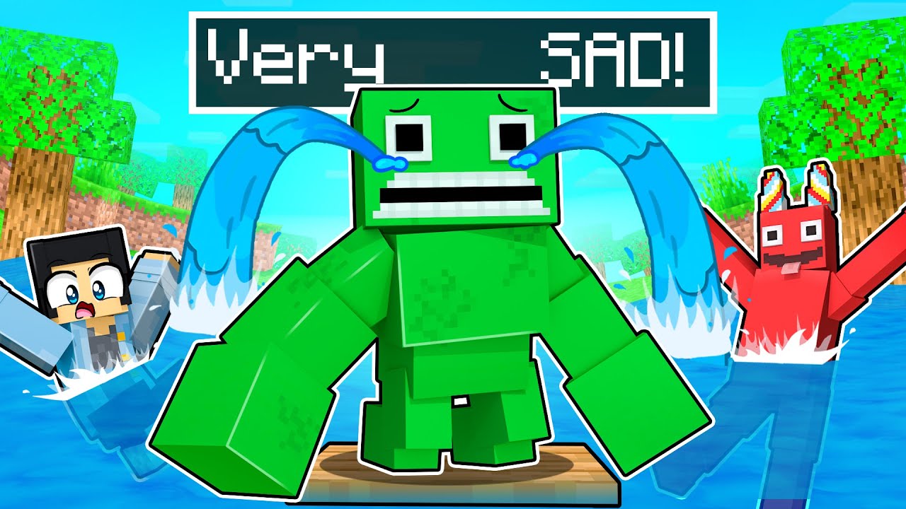 JUMBO JOSH is SO SAD in Minecraft! 