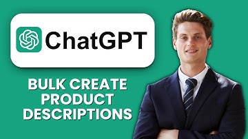 NEW! How to Bulk Create Product Descriptions in ChatGPT (2025) 🛍️ AI-Powered E-commerce Copywriting