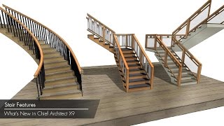 Chief Architect X9 New Features - Stairs