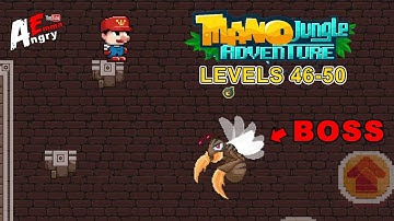 Mano Jungle Adventure - Levels 46-50 + BOSS / Gameplay Walkthrough (Android, iOS)