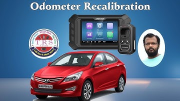 Hyundai Verna Fludic Odometer Recalibration by Obdstar KMD DP5
