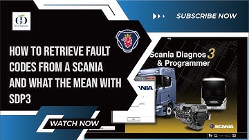 How To Retrieve Fault Codes from a Scania and What The Mean with SDP3