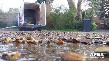 Standing water - how we cure it on a flooded driveway