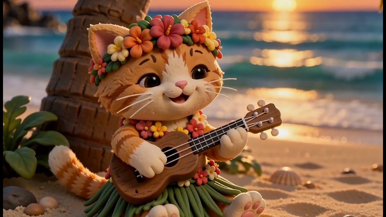 ねこねここねこBig  Ukulele HONU YouTube