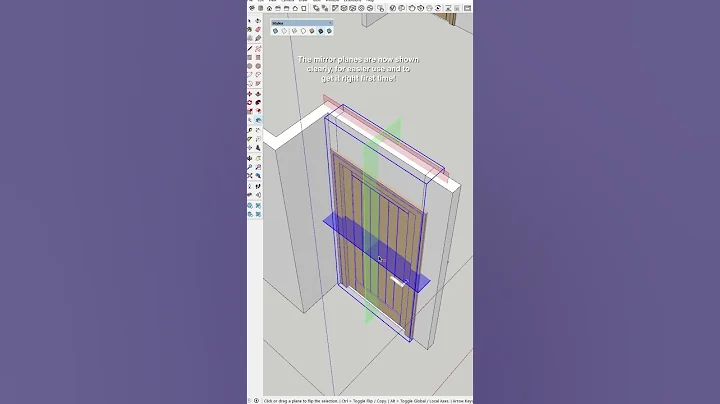 SketchUp’s new flip tool is brilliant!! #sketchup #architecture #sketchuptutorial