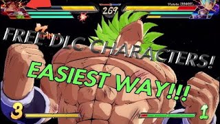 How to play with any DLC CHARACTERS FOR FREE  !! _ FREE DBFZ DLC CHARACTERS