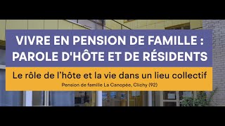 Rôle De Lhôte Et La Vie Dans Un Lieu Collectif, Pf La Canopée, Clichy