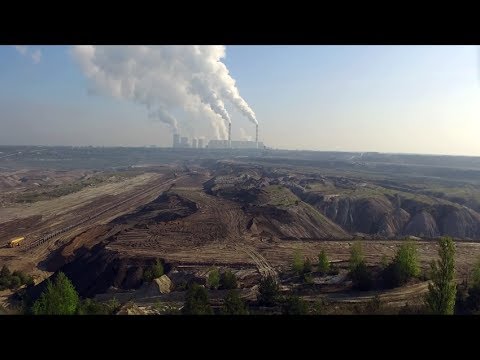 Kopalnia węgla brunatnego Bełchatów - lot dronem